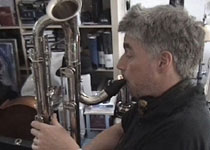 Wolfgang Roth and his contra alto clarinet